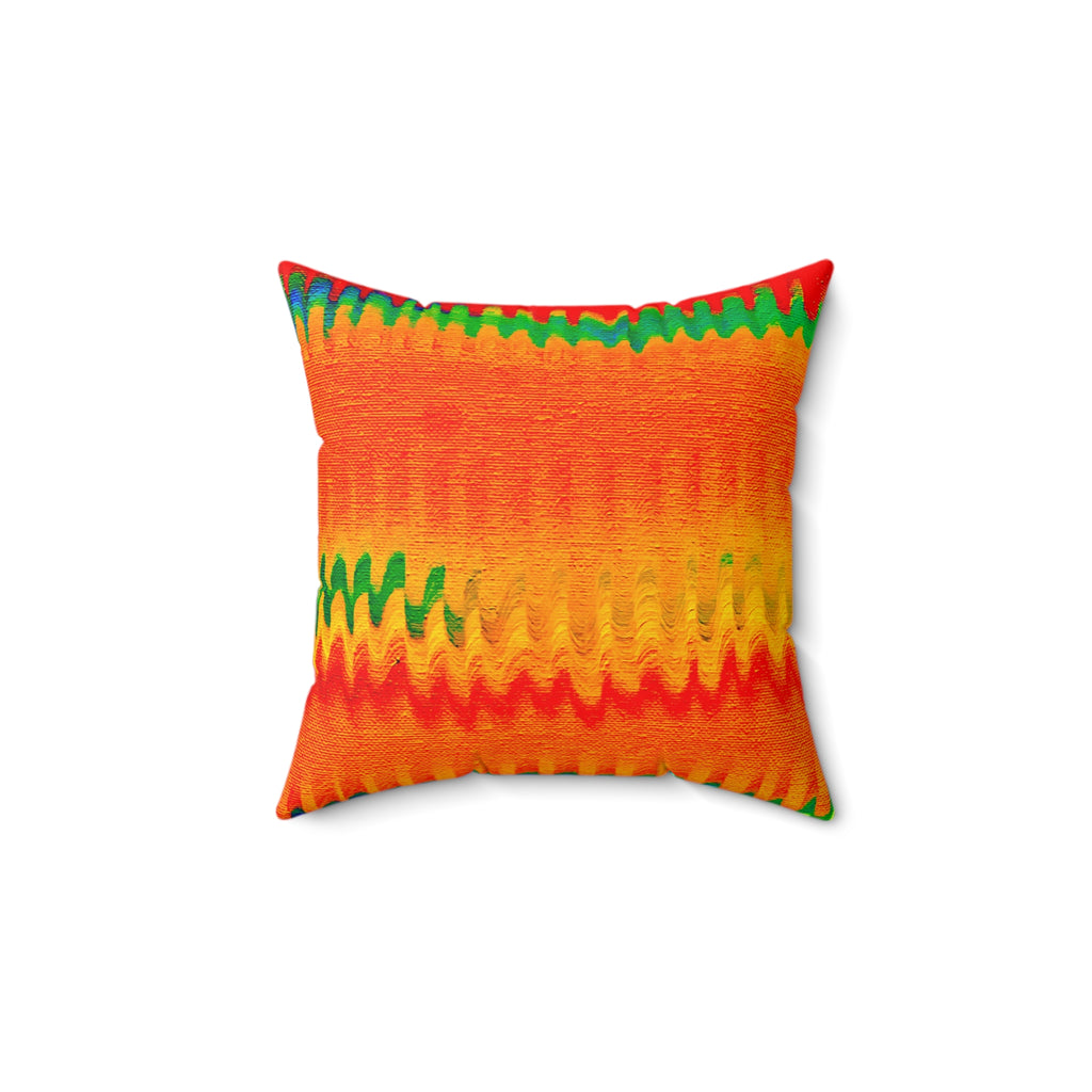 Chromatic Flow - Spun Polyester Square Pillow