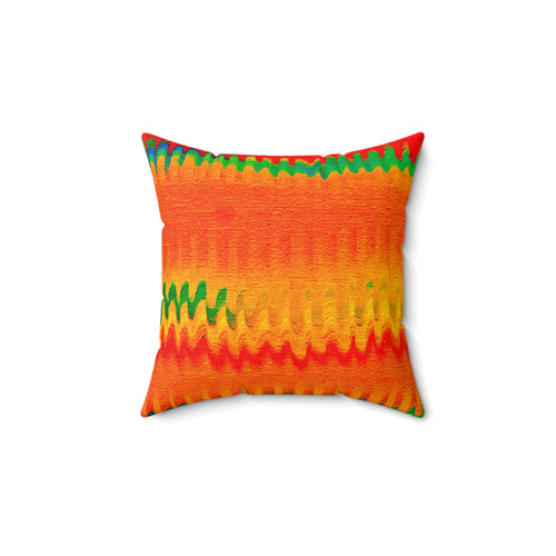 Chromatic Flow - Spun Polyester Square Pillow