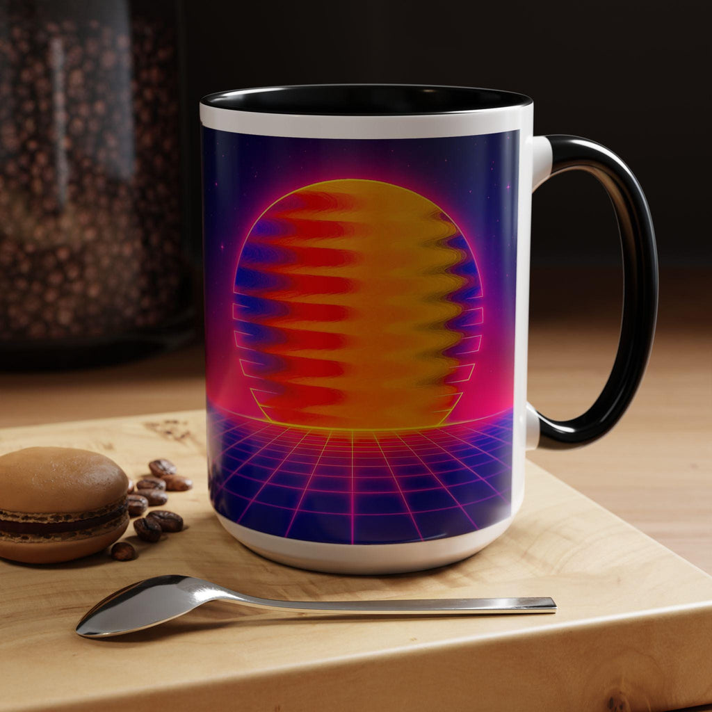 Fluid Sunrise Coffee Mug - Vintage Inspired