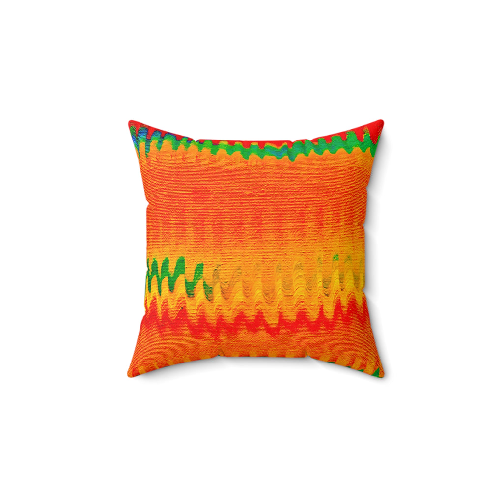 Chromatic Flow - Spun Polyester Square Pillow