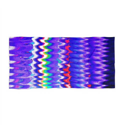 Chromatic Flow Beach Towel — Relax your Ripple
