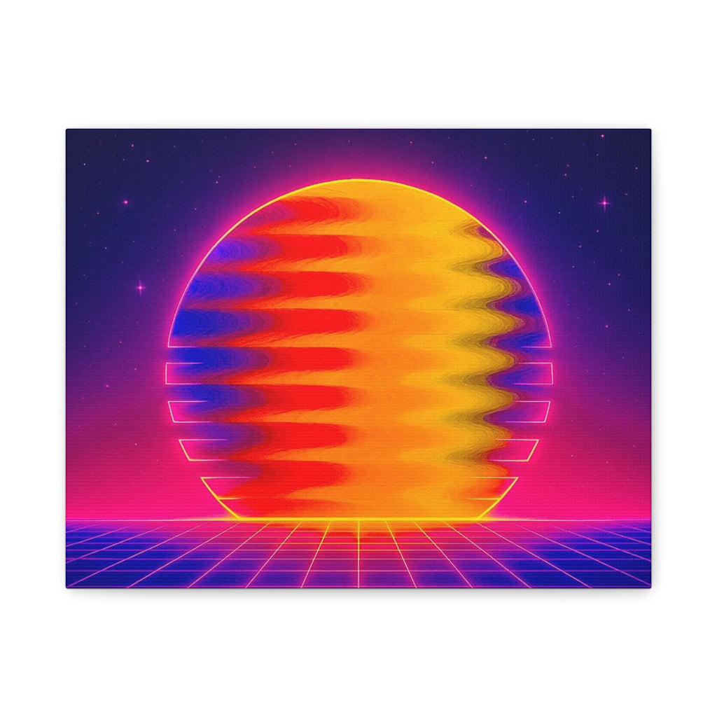 Fluid Art Energy Canvas Print – Chromatic Flow Collection