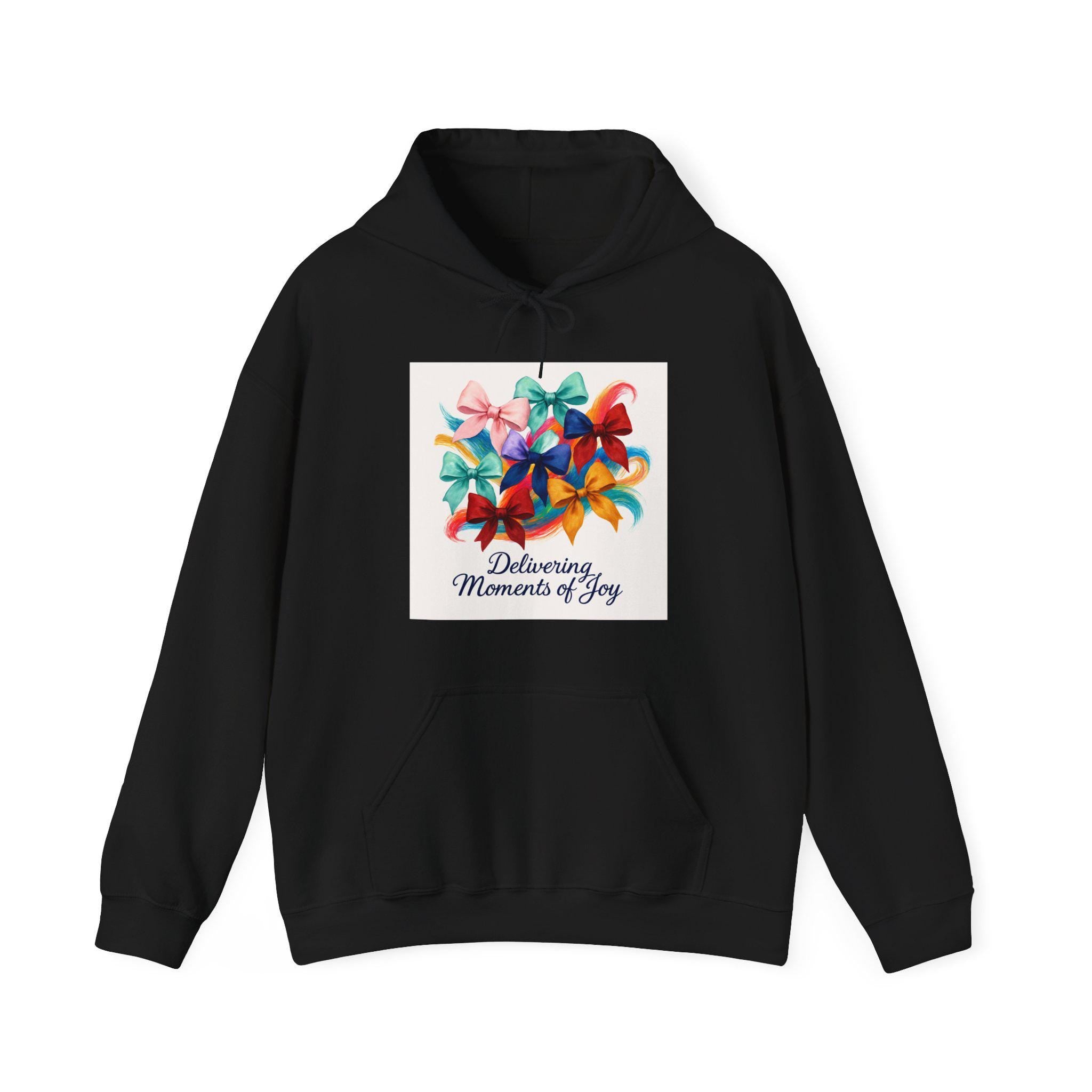“Delivering Moments of Joy” Hoodie – Soft Color, Easy Comfort