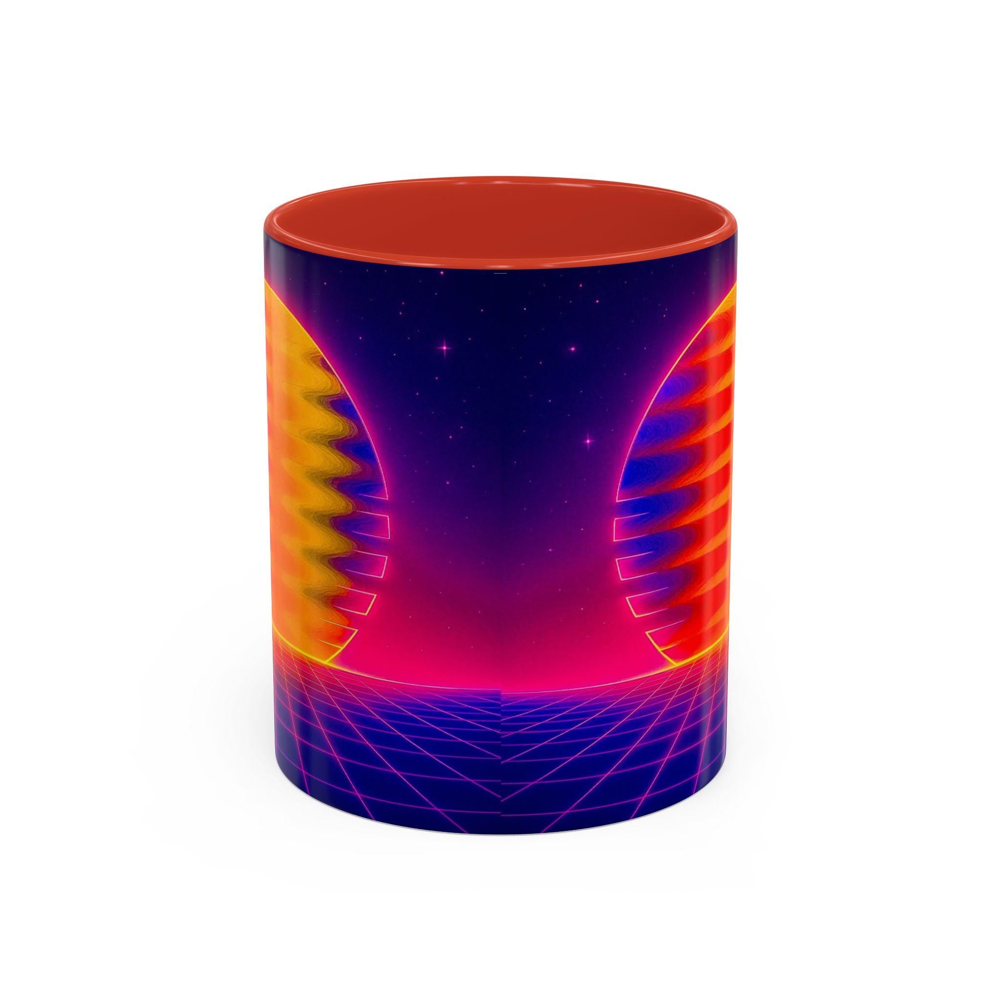 Fluid Sunrise Coffee Mug - Vintage Inspired