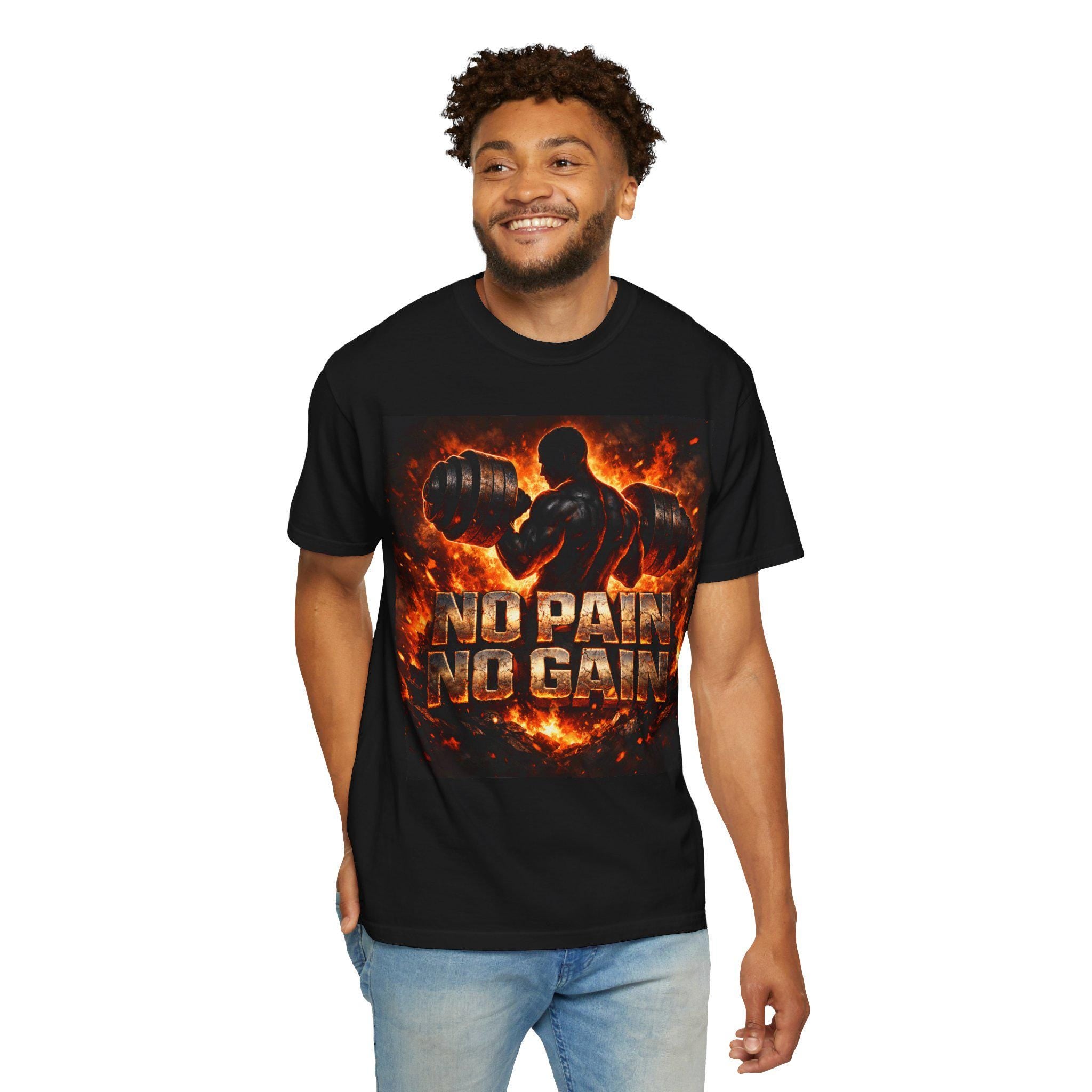 No Pain No Gain Breathable Weightlifter T-Shirt