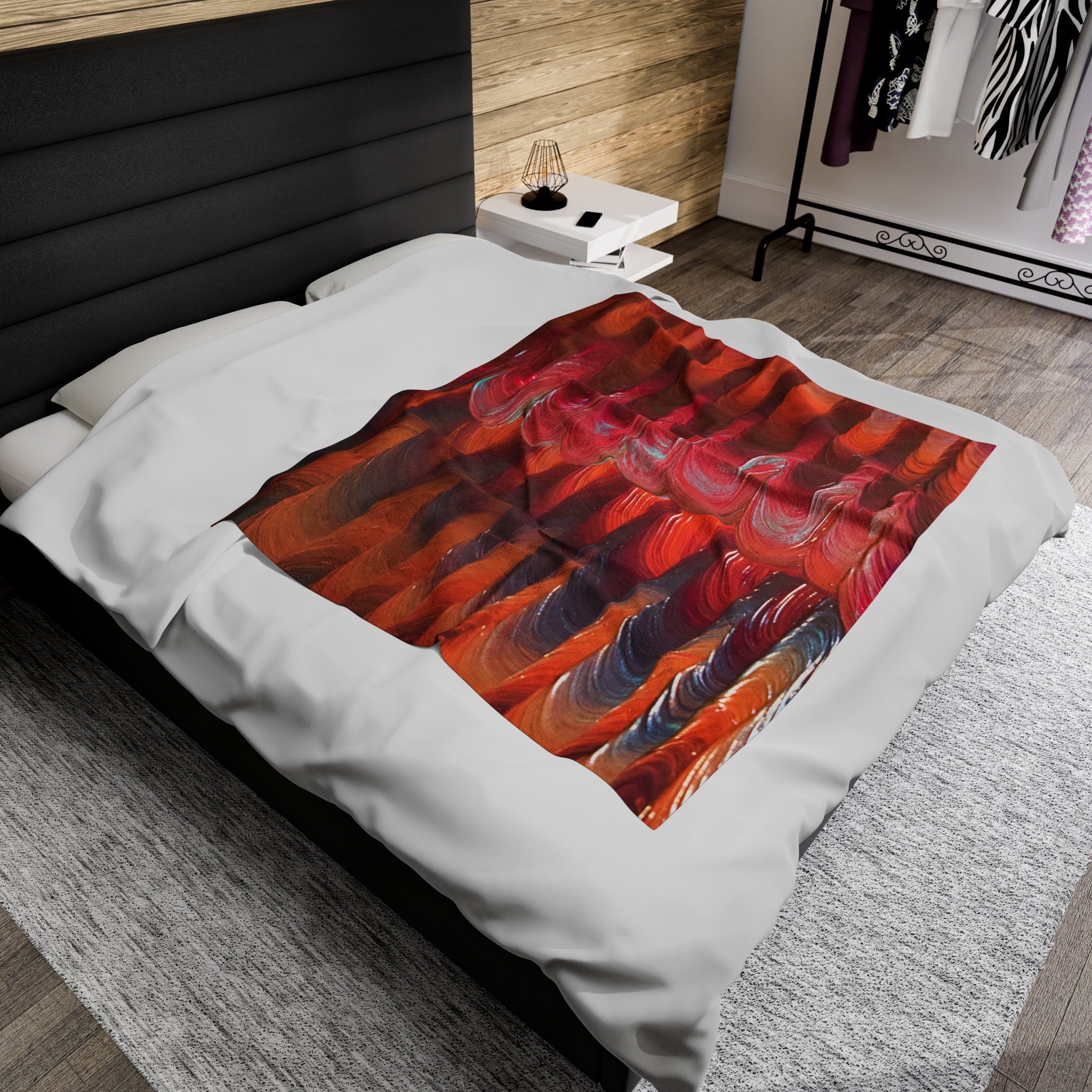 Luxury Abstract Art Blanket – Cozy Comfort with Bold Style