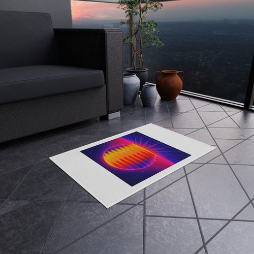 Chromatic Flow Outdoor Rug — Kinetic Abstraction