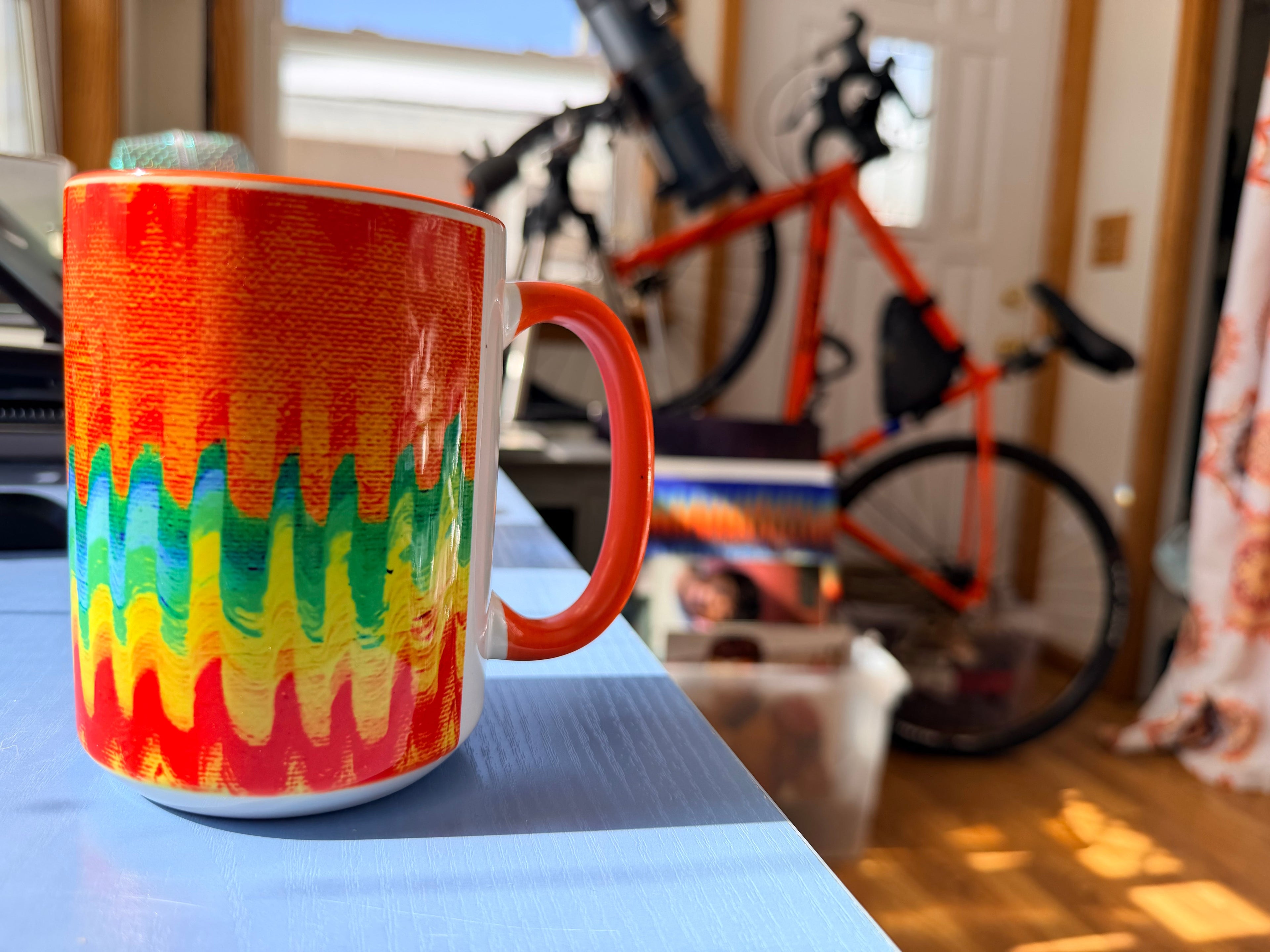 Colorful Flow Art Mug