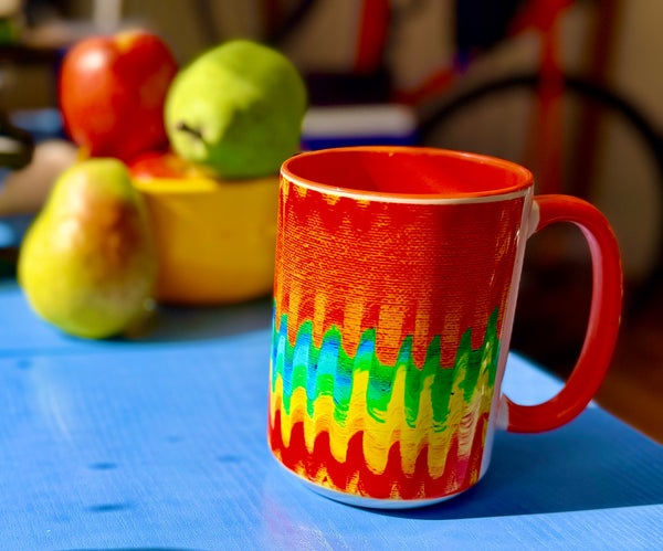 Colorful Flow Art Mug