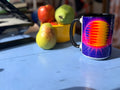 Fluid Sunrise Coffee Mug - Vintage Inspired