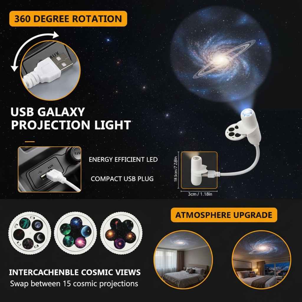 Starry Sky Projector Lamp