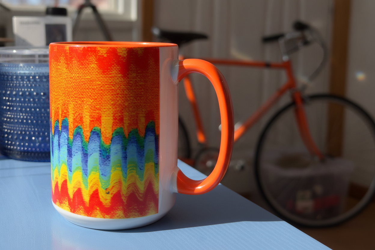 Colorful Flow Art Mug