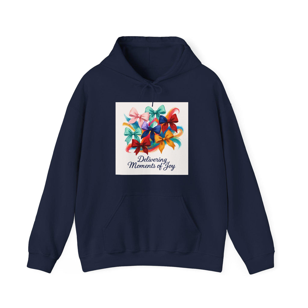 “Delivering Moments of Joy” Hoodie – Soft Color, Easy Comfort