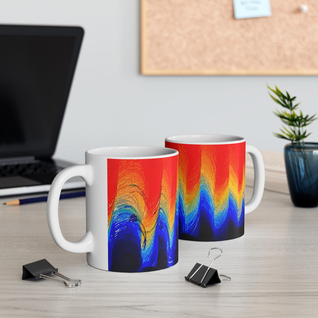 Chromatic Flow Tea and Coffee Mug
