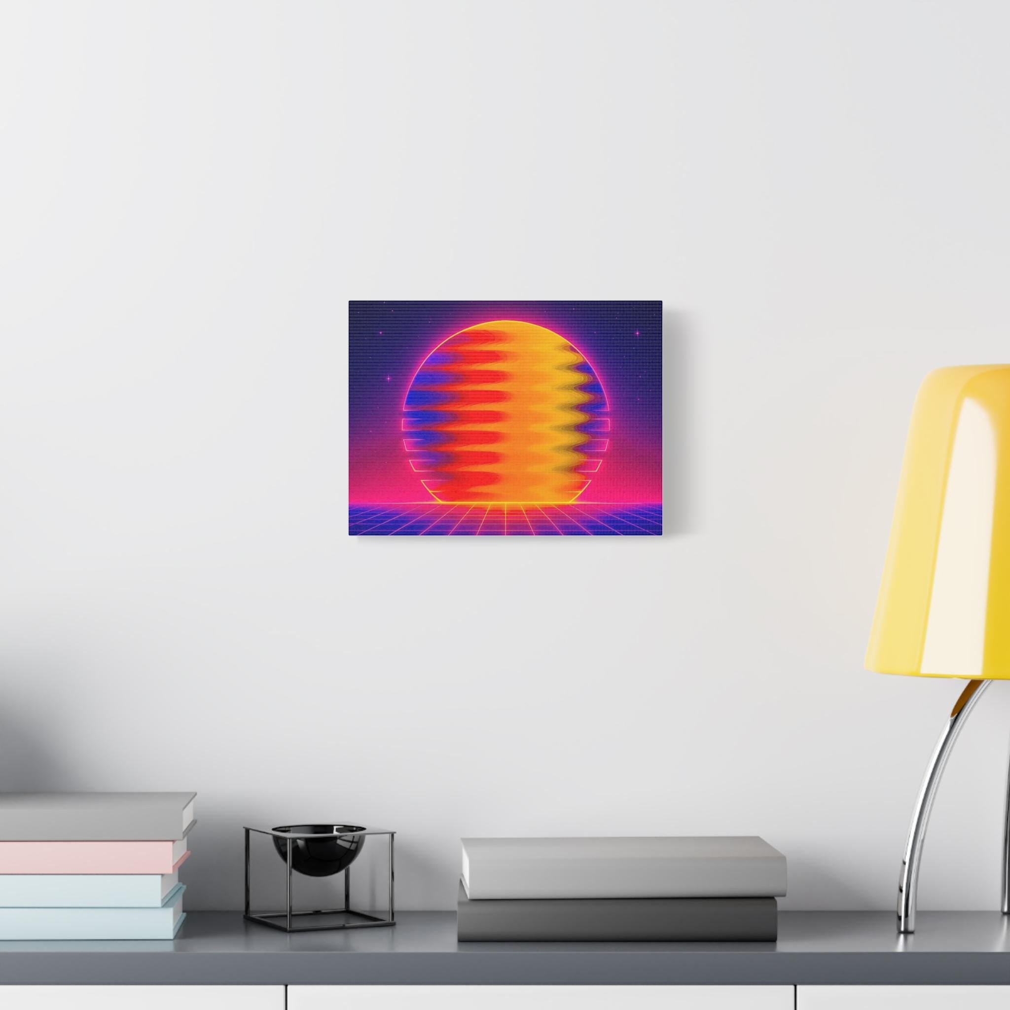 Fluid Art Energy Canvas Print – Chromatic Flow Collection