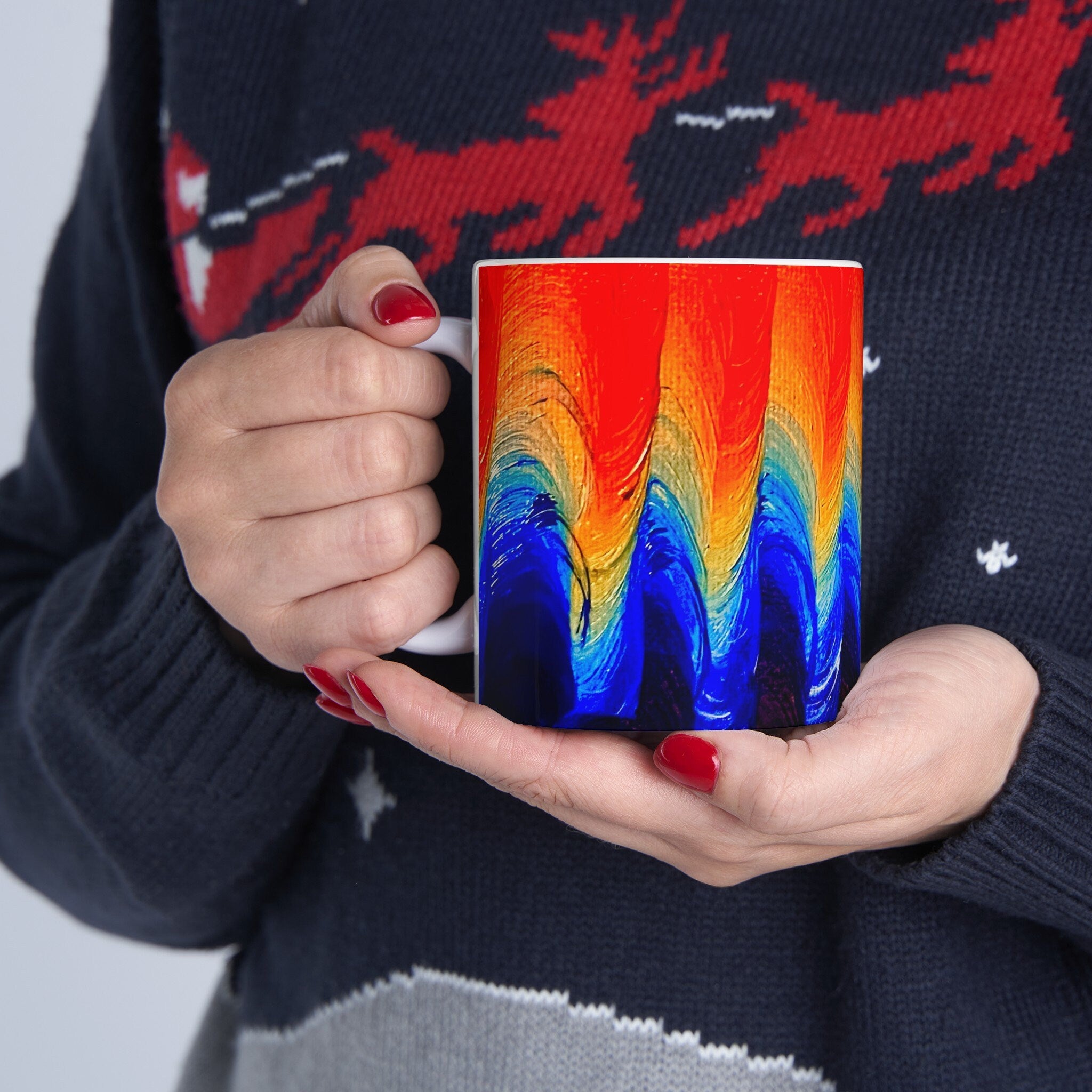 Chromatic Flow Tea and Coffee Mug