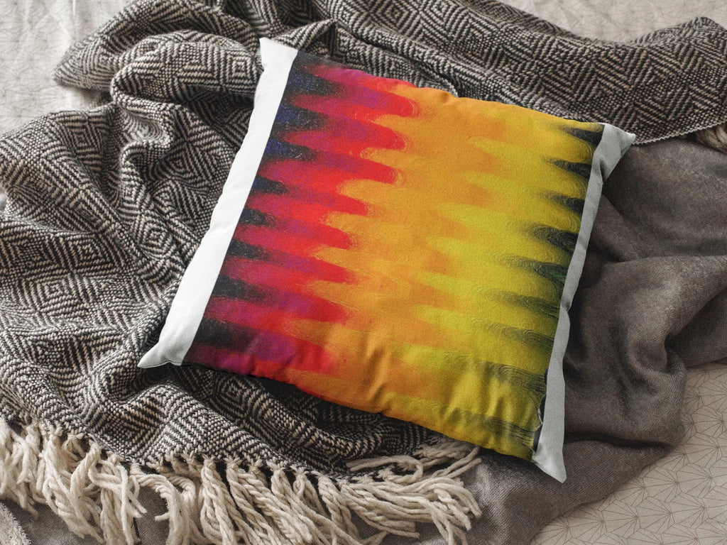 Golden Fluid Wave Plush Blanket – Chromatic Flow Collection