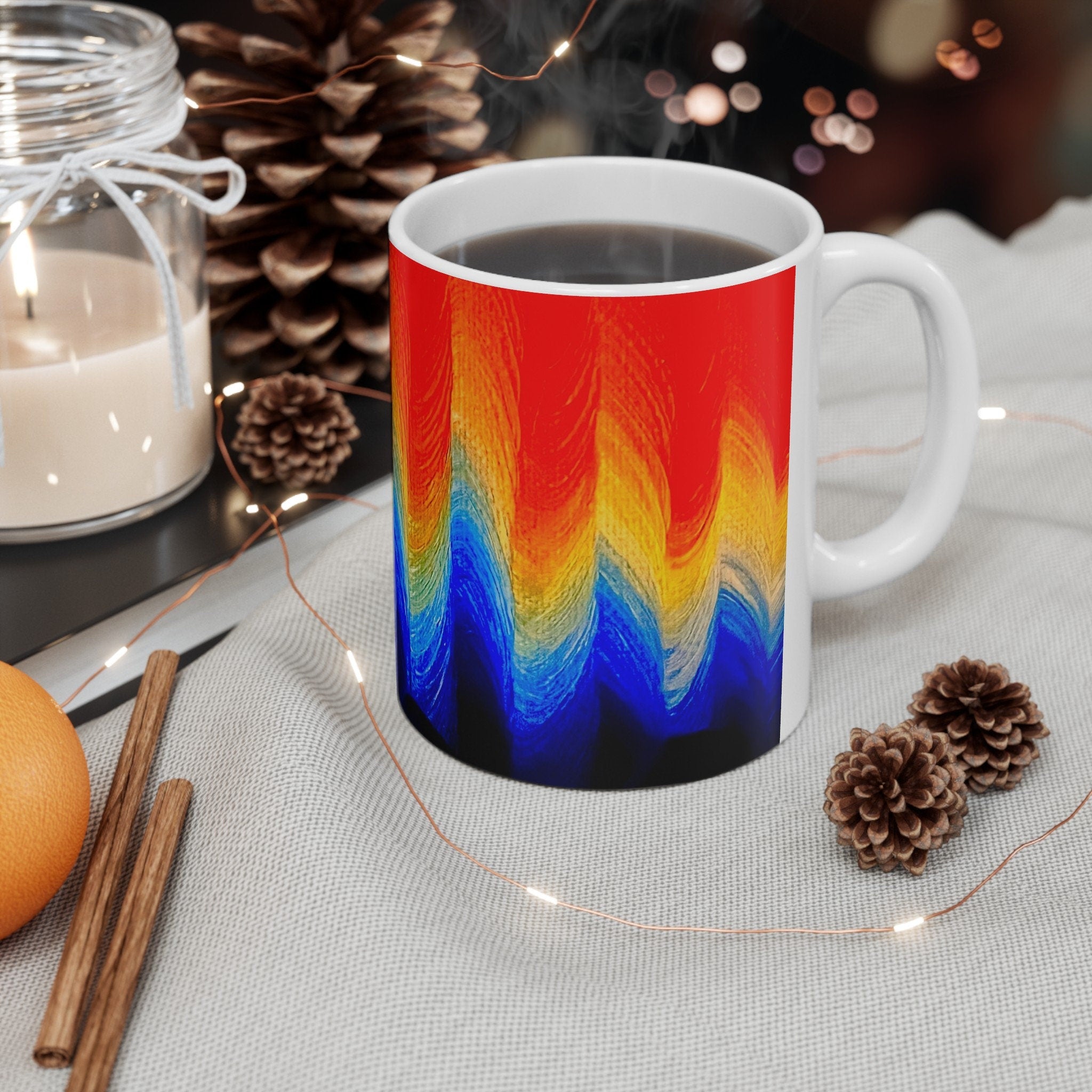 Chromatic Flow Tea and Coffee Mug