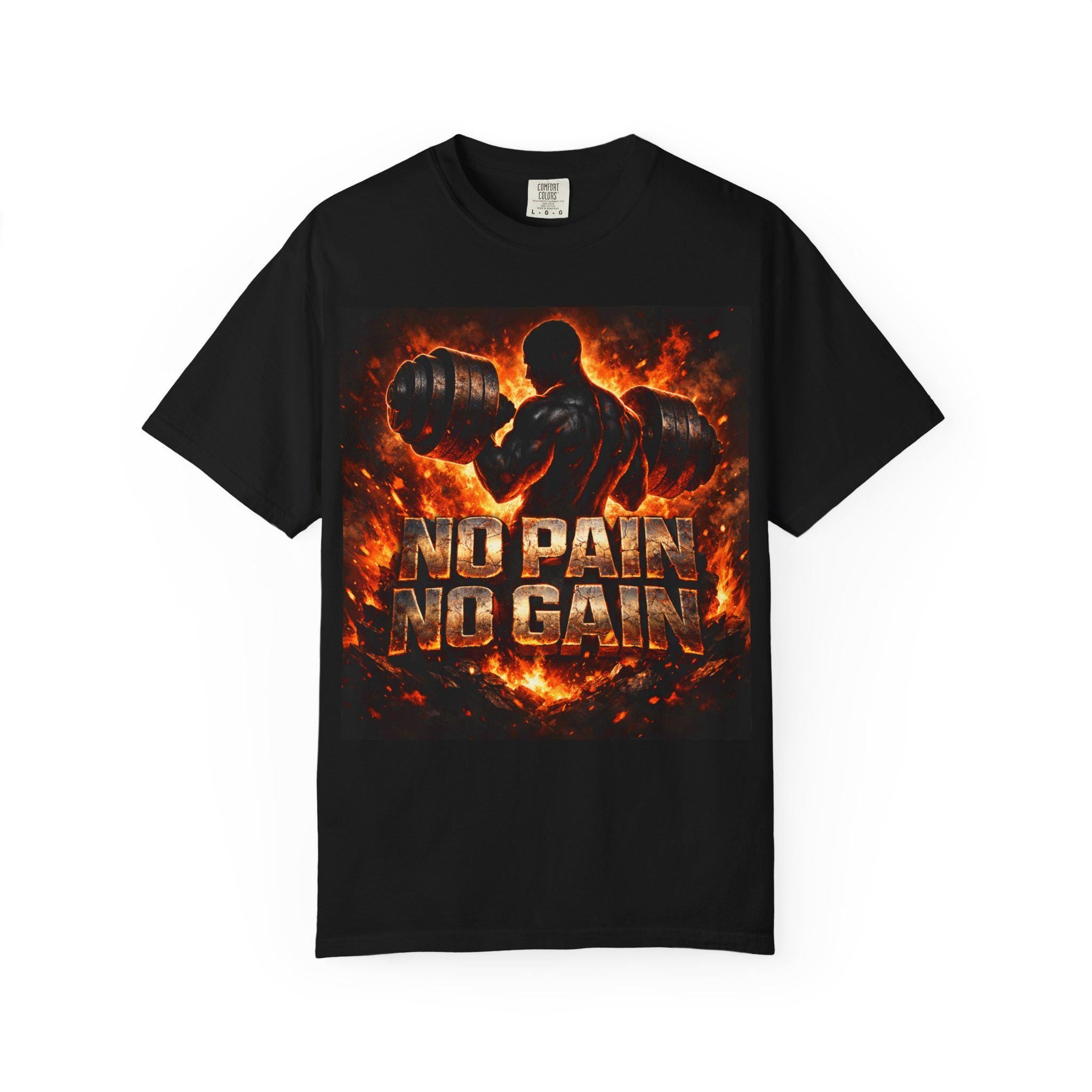 No Pain No Gain Breathable Weightlifter T-Shirt