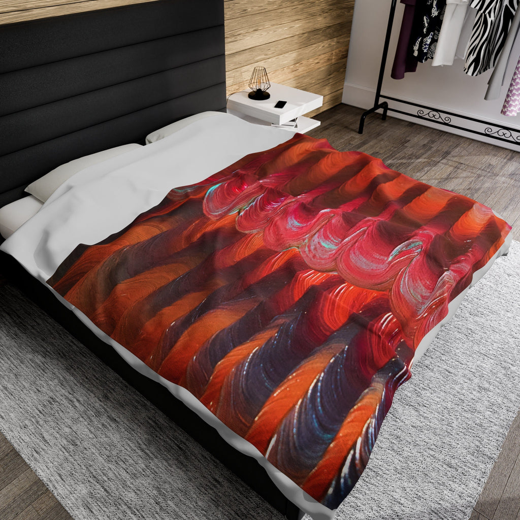 Luxury Abstract Art Blanket – Cozy Comfort with Bold Style