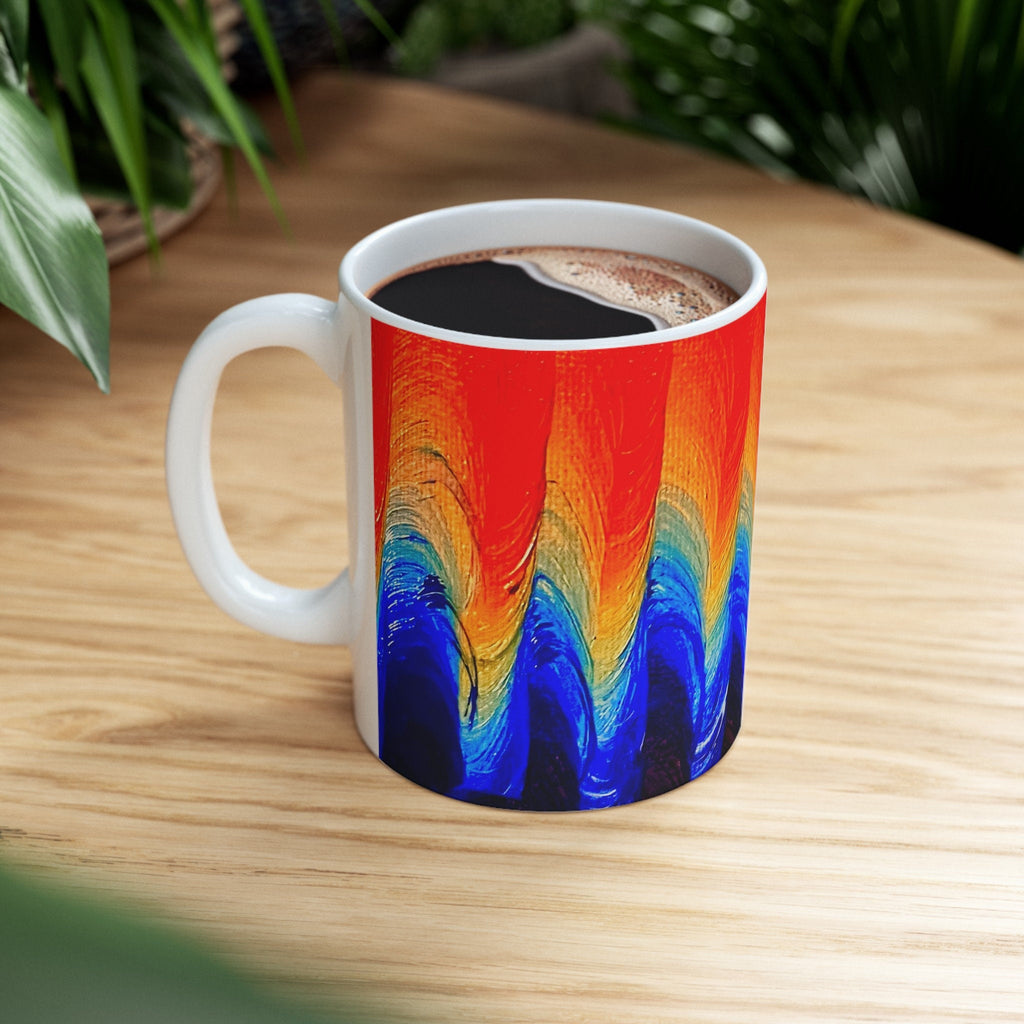 Chromatic Flow Tea and Coffee Mug