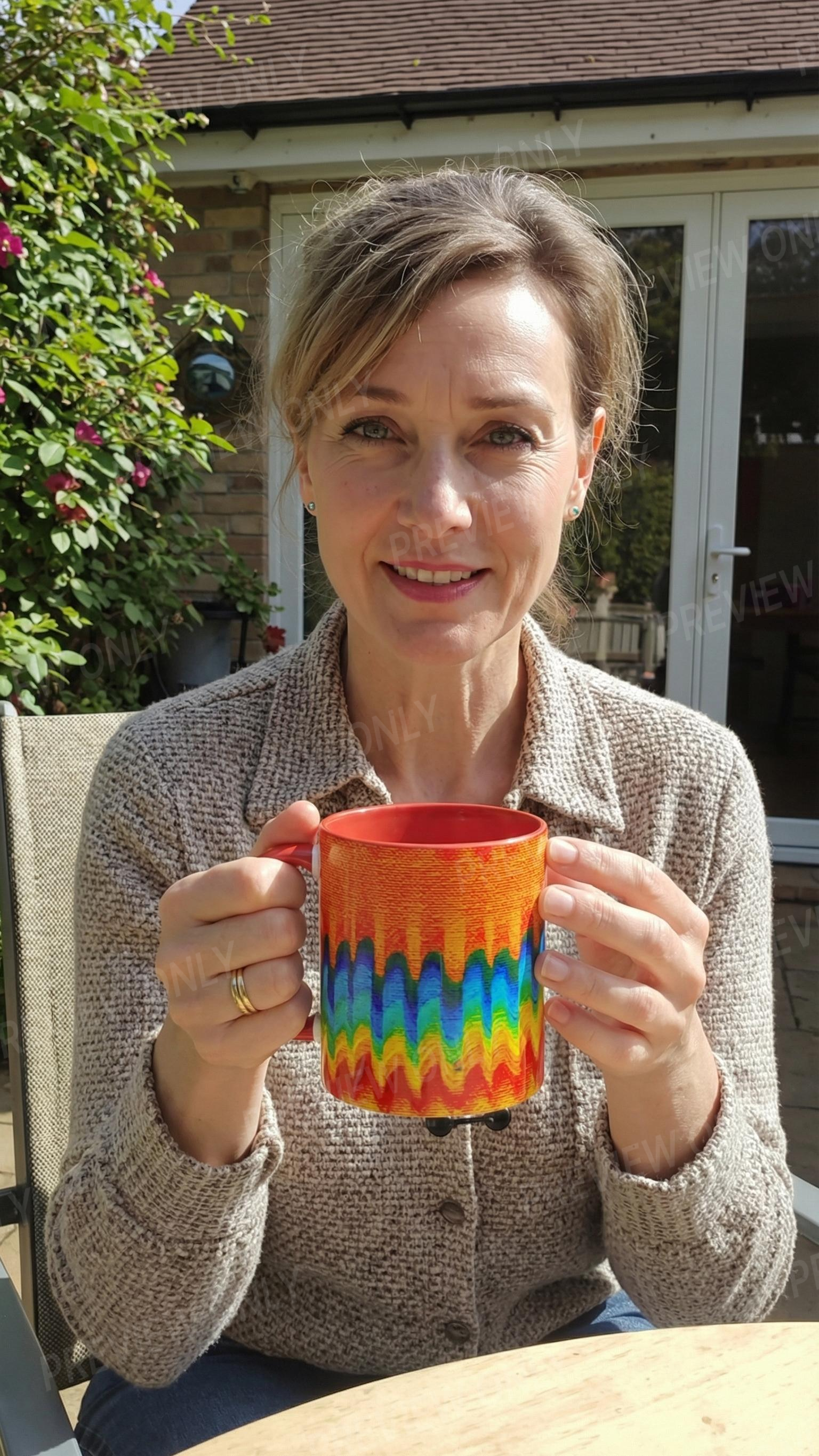 Colorful Flow Art Mug